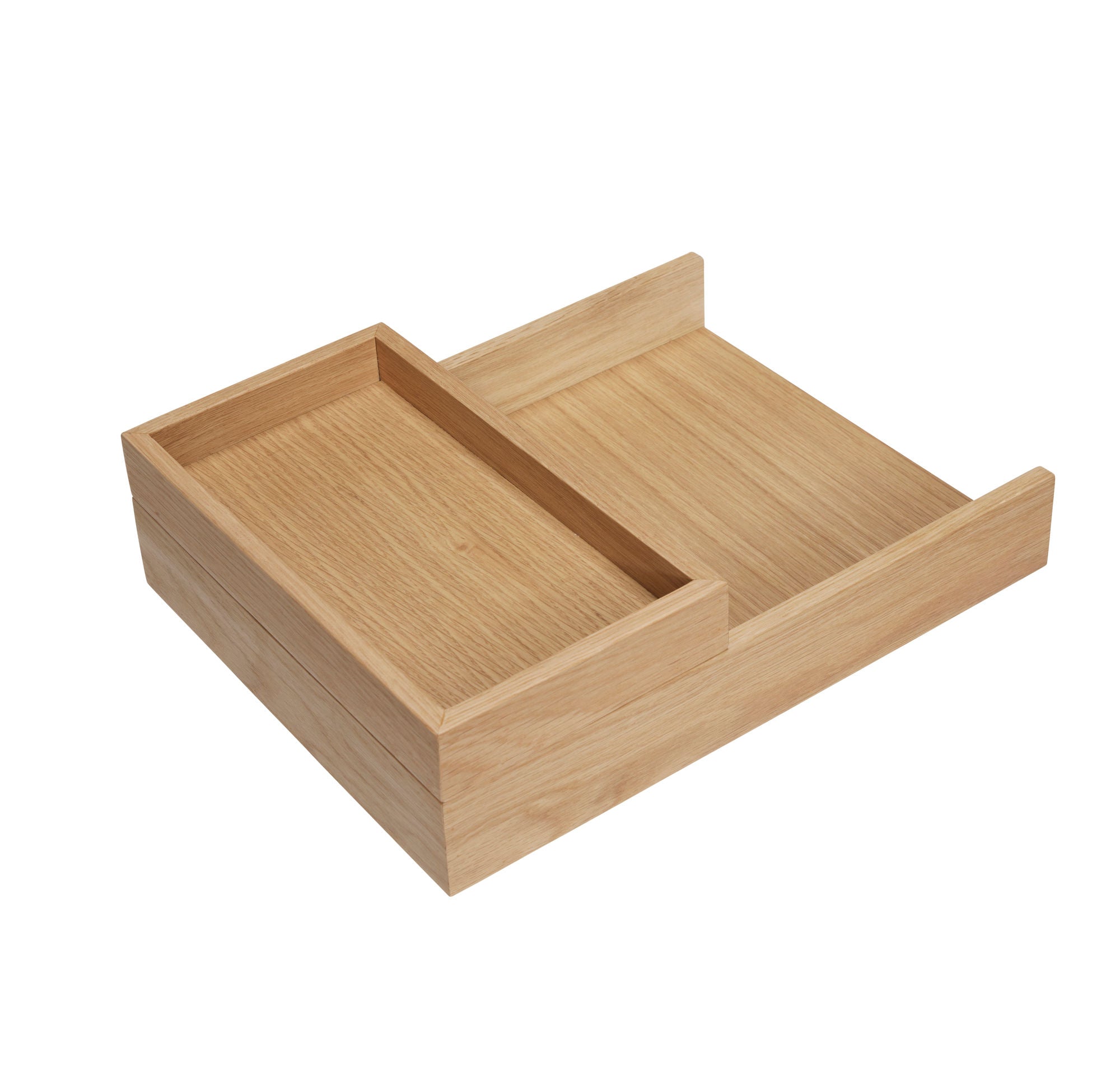 Hübsch Rail Desk Organiser Natural (set of 2)