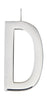 Design Letters Eases For Initial Necklace 30 Mm Silver, D