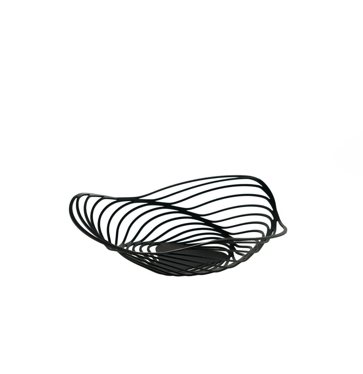 Alessi Trinity Basket Bowl, Black