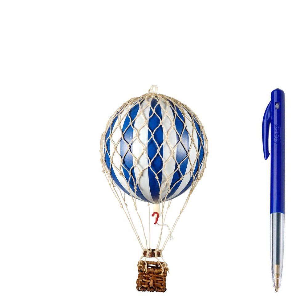 Authentic Models Floating The Skies Balloon Model, Blue/White, ø 8.5 Cm