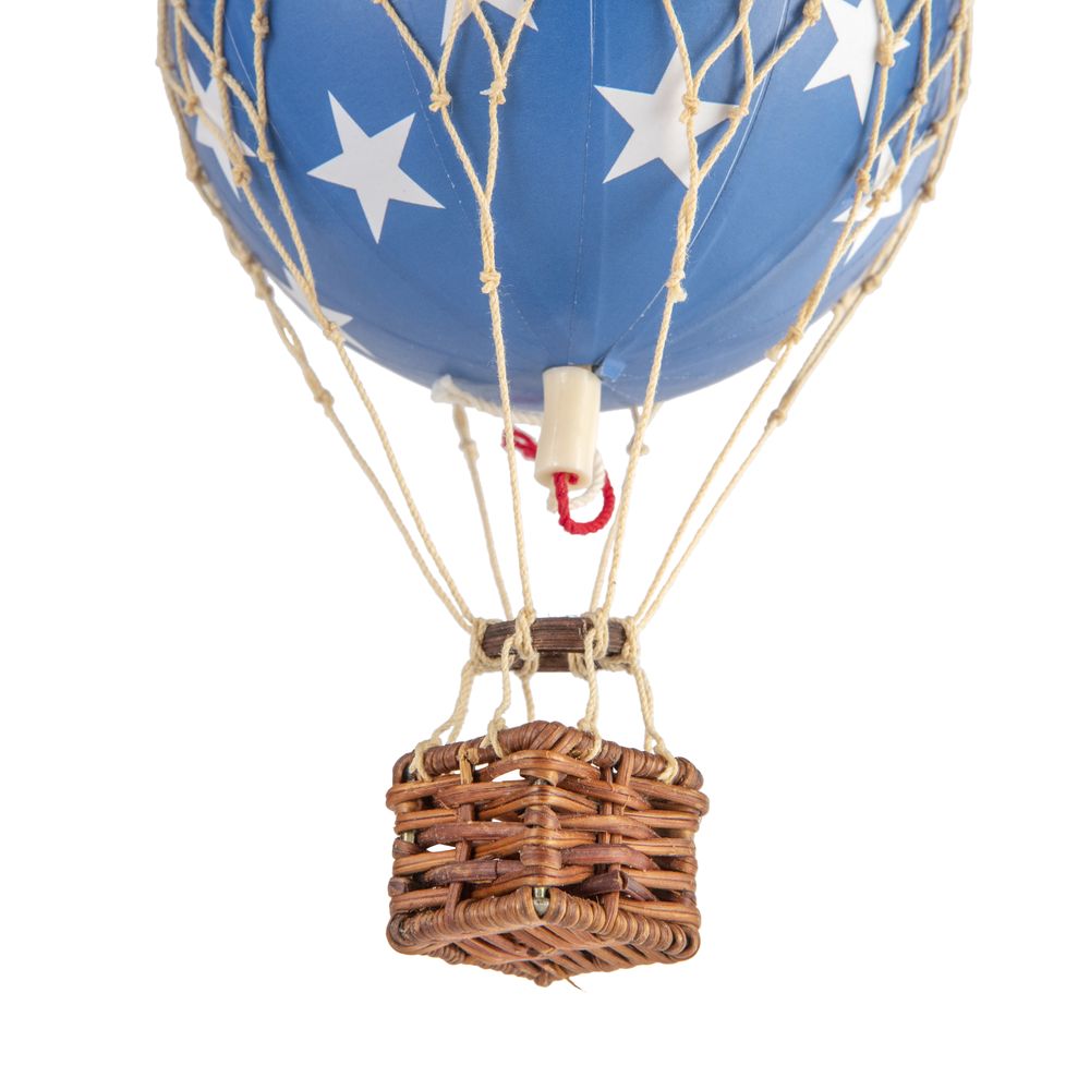 Authentic Models Floating The Skies Balloon Model, Blue Stars, ø 8.5 Cm