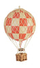 Authentic Models Floating The Skies Balloon Model, Check Red, ø 8.5 Cm