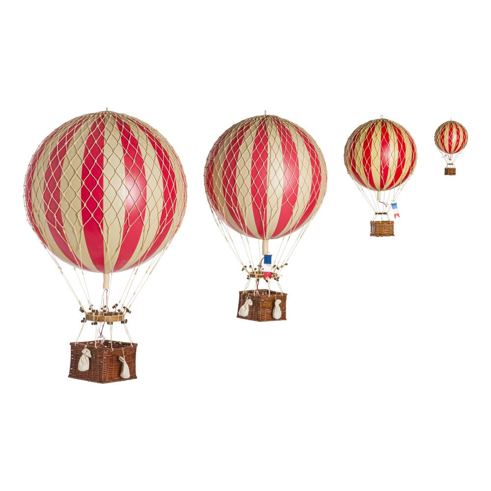 Authentic Models Floating The Skies Balloon Model, True Red, ø 8.5 Cm