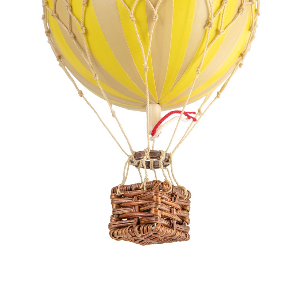 Authentic Models Floating The Skies Balloon Model, True Yellow, ø 8.5 Cm