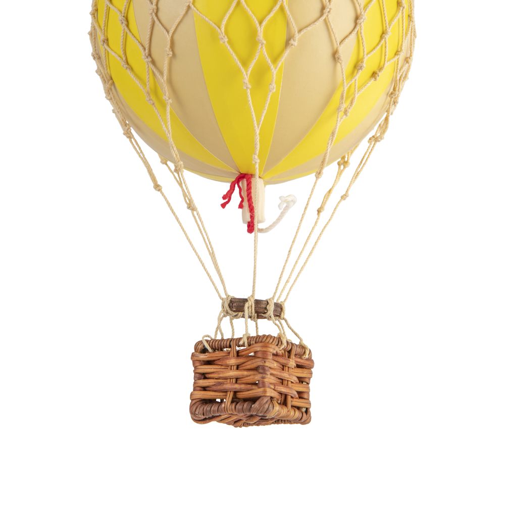 Authentic Models Floating The Skies Balloon Model, Yellow Double, ø 8.5 Cm