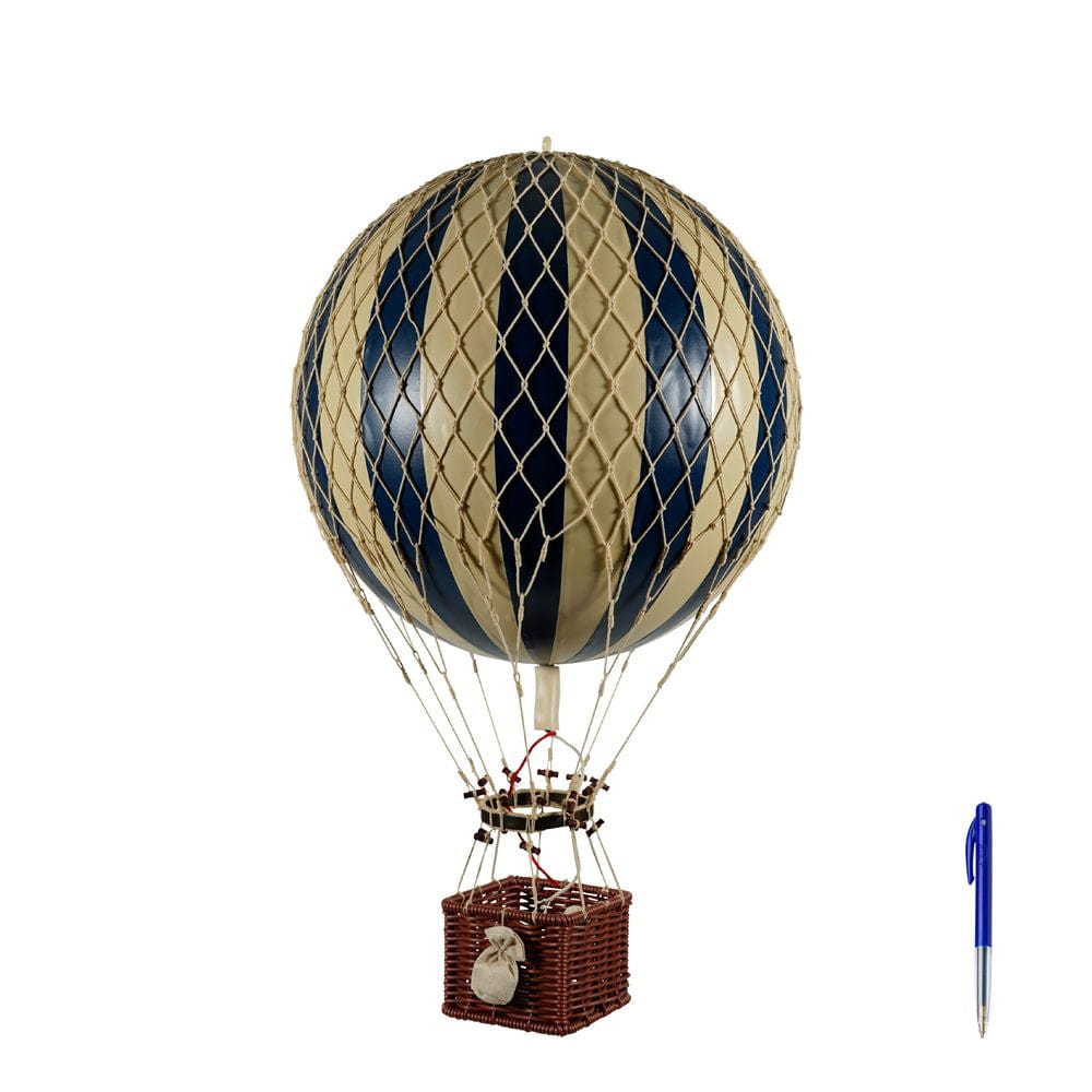 Authentic Models Royal Aero Balloon Model, Navy Blue/Ivory, ø 32 Cm