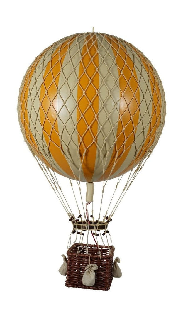 Authentic Models Royal Aero Balloon Model, Orange/Ivory, ø 32 Cm