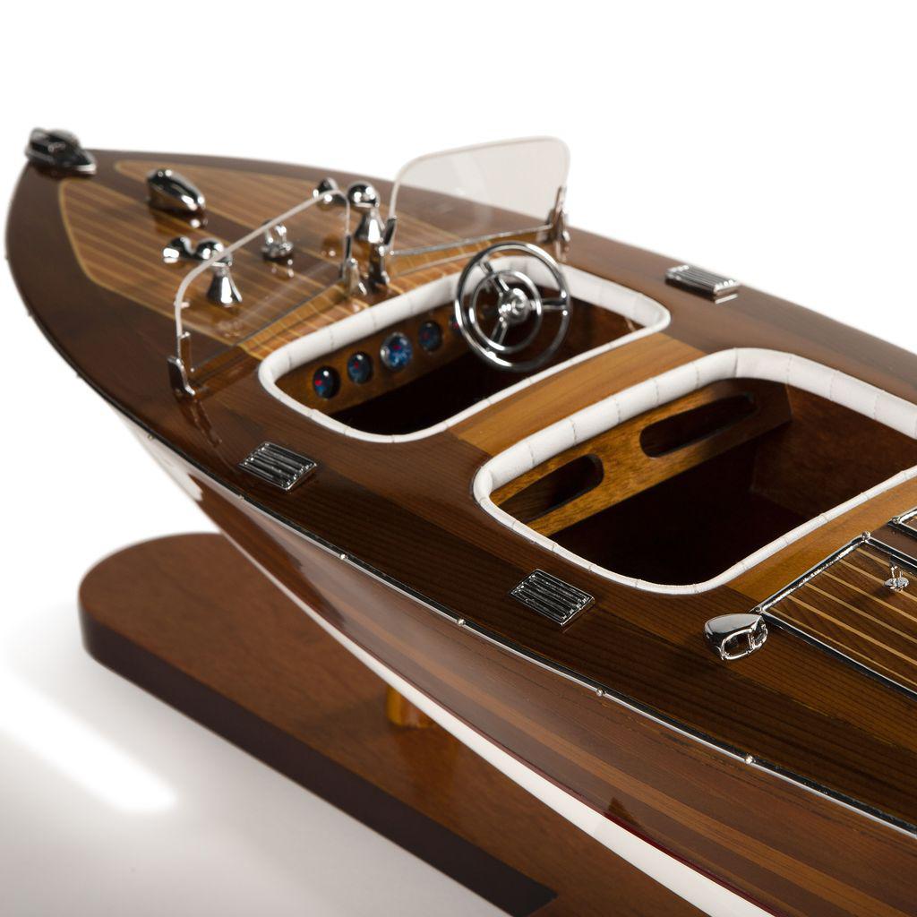 Authentic Models Triple Cockpit Boat Model