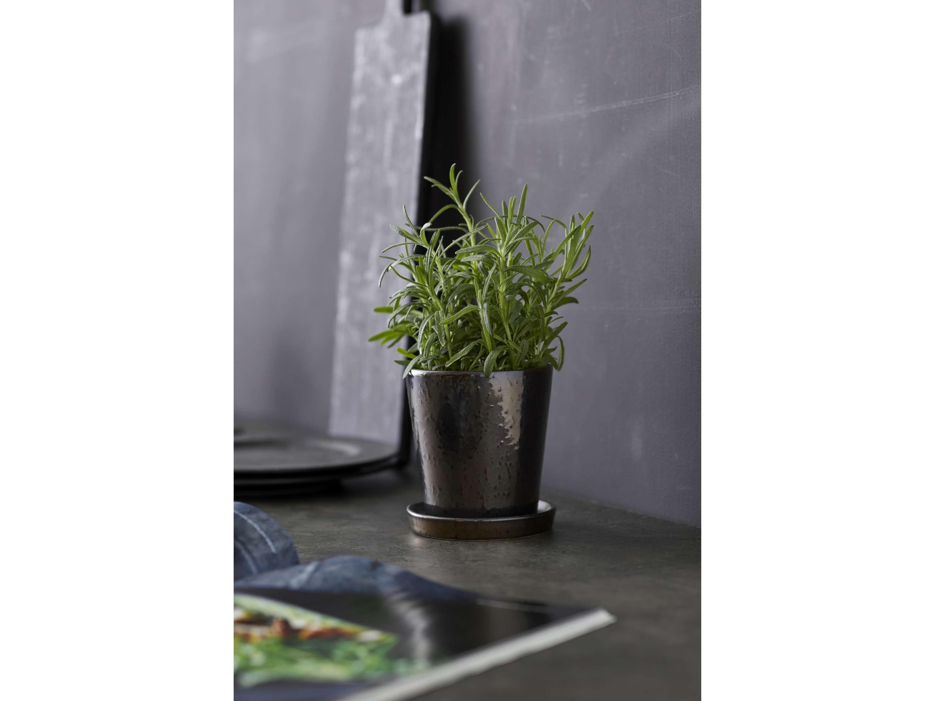 Bitz Planter Black/Bronze, ø10 Cm