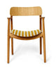 Bent Hansen Asger Chair Polsters Seat, Oiled Oak/Vils Fabric (22 140/112)