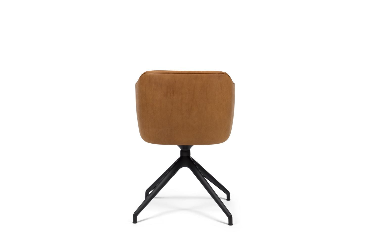 Bent Hansen Since Chair, Black Turning Frame/Brandy Davos Leather