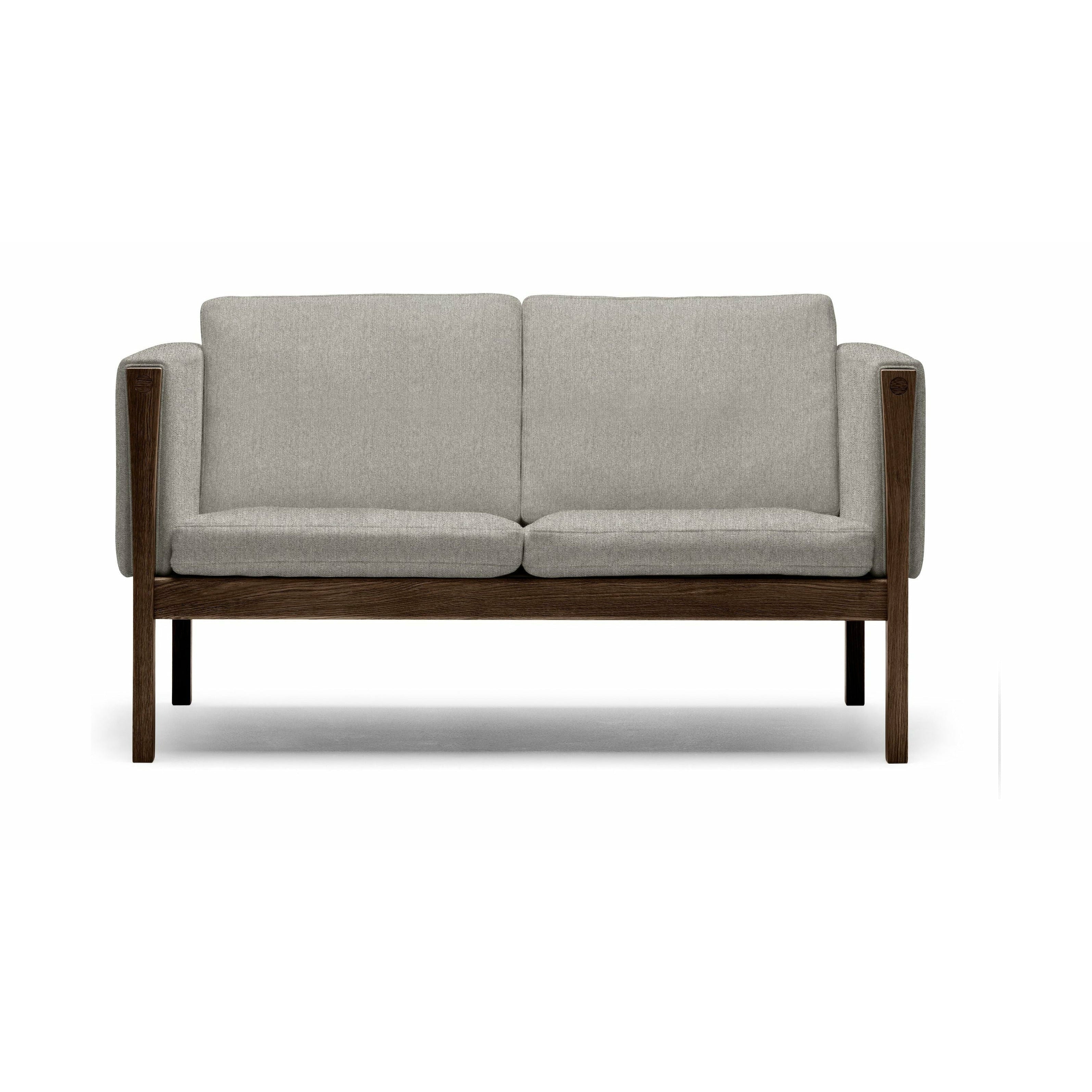 Carl Hansen Ch162 2 Seater Sofa Oak Smoke Oil, Moly 114