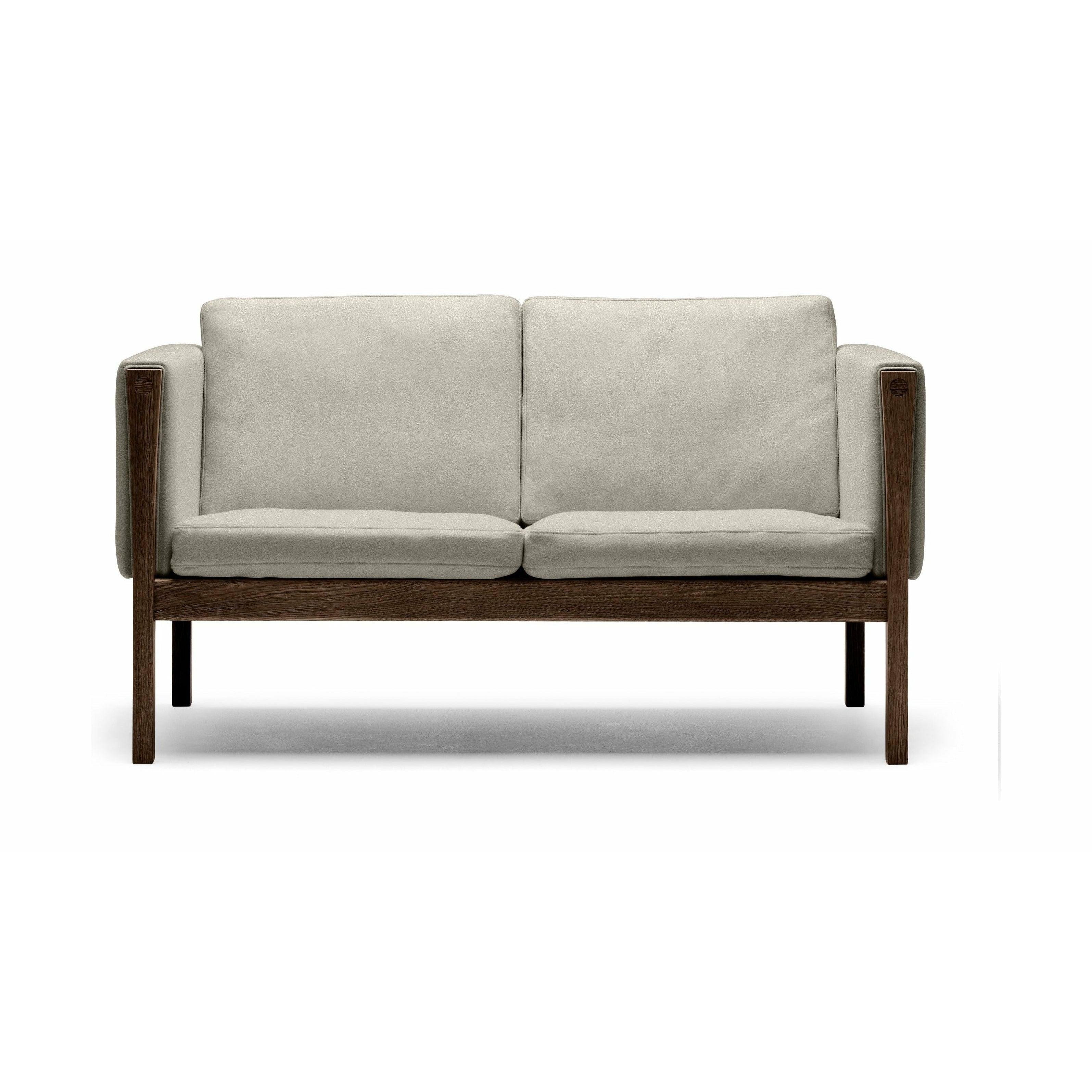 Carl Hansen Ch162 2 Seater Sofa Oak Smoke Colored Oil, Thor 310