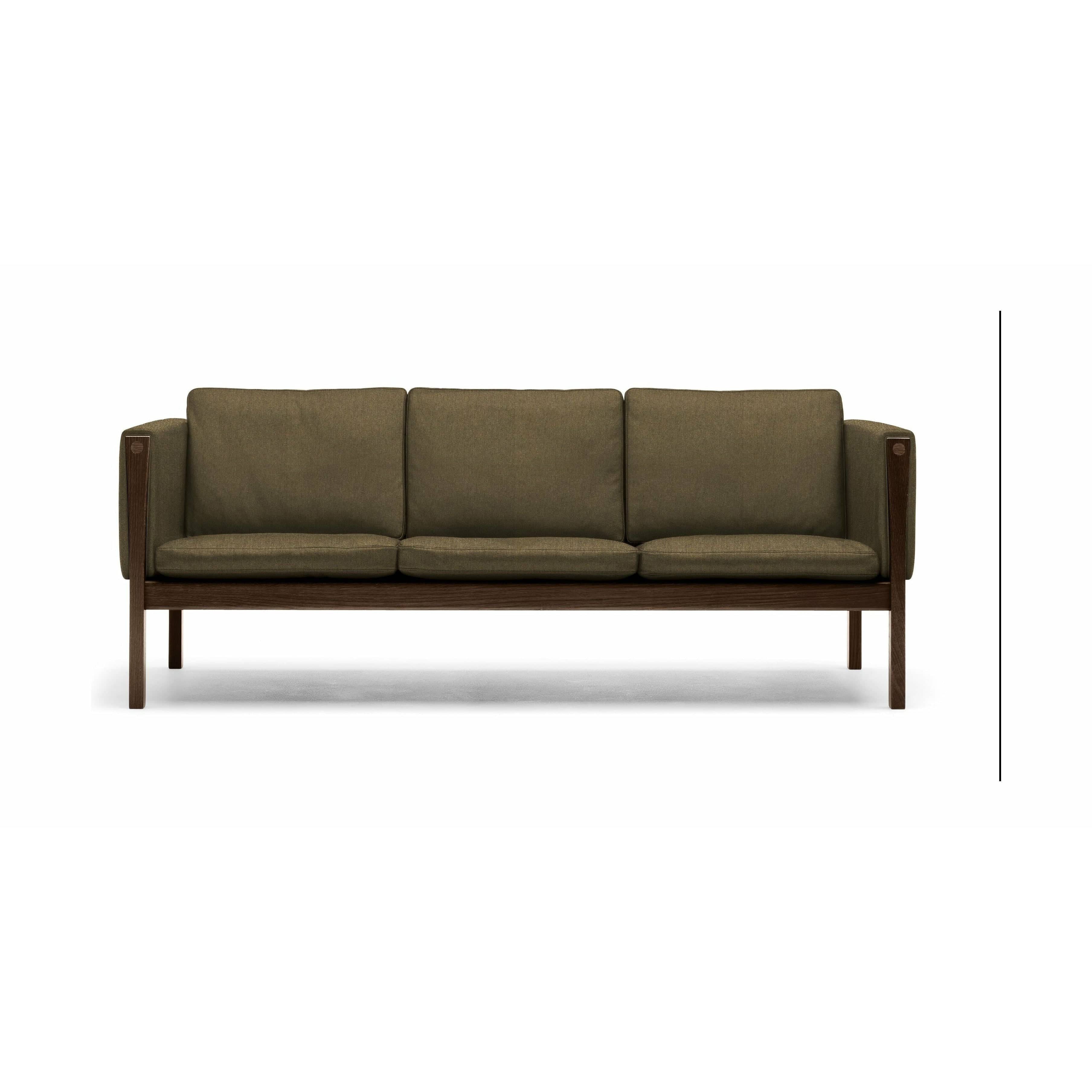 Carl Hansen Ch162 3 Seater Sofa Oak Smoke Colored Oil, Hallingdal 227