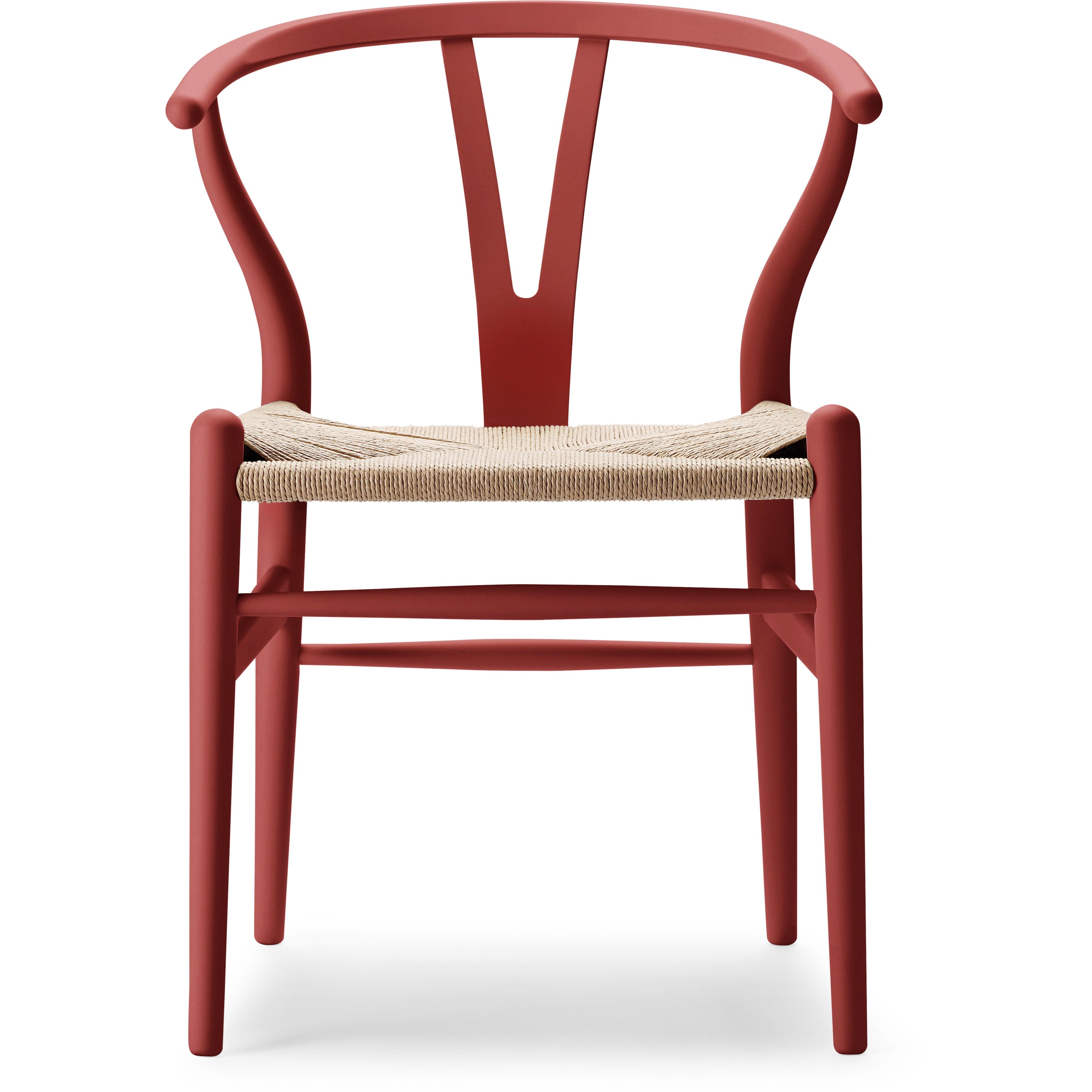 Carl Hansen Ch24 Wishbone Chair Beech Special Edition, Natural Cord/Soft Falu