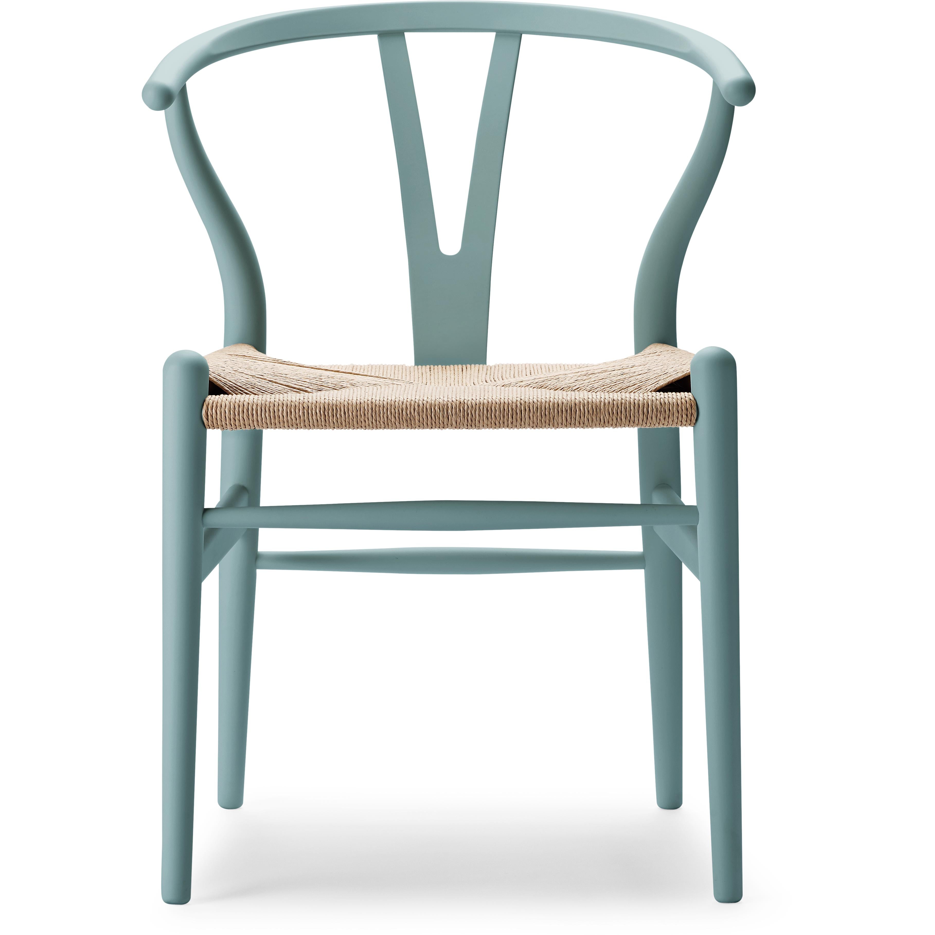 Carl Hansen Ch24 Soft Wishbone Chair Beech Special Edition, Pewter