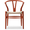 Carl Hansen Ch24 Wishbone Chair Beech Special Edition, Natural Cord/Soft Terracotta