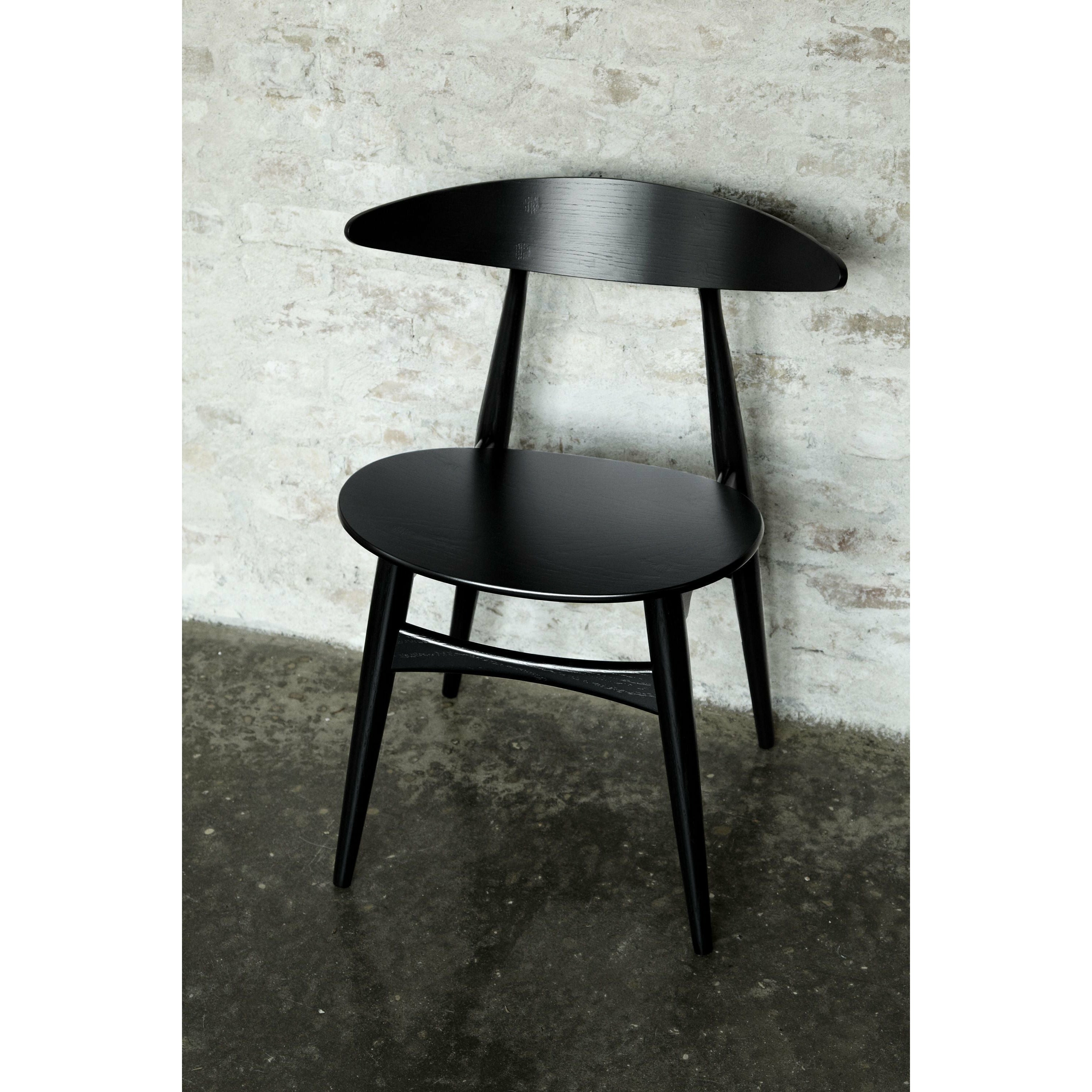 Carl Hansen Ch33 P Chair, Black Beech/Sif 98