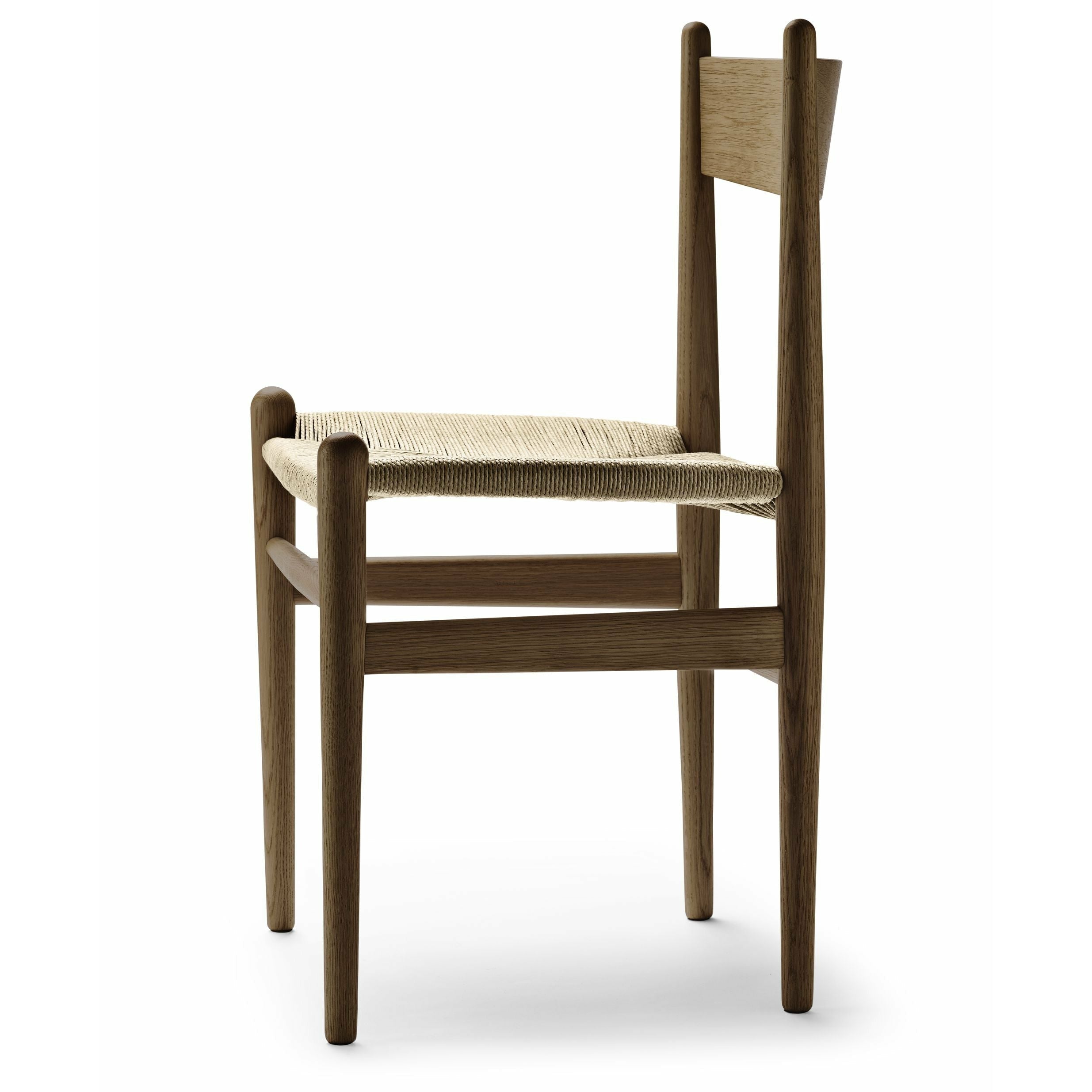 Carl Hansen Ch36 Chair Oak Smoke Colored Oil, Natural Cord