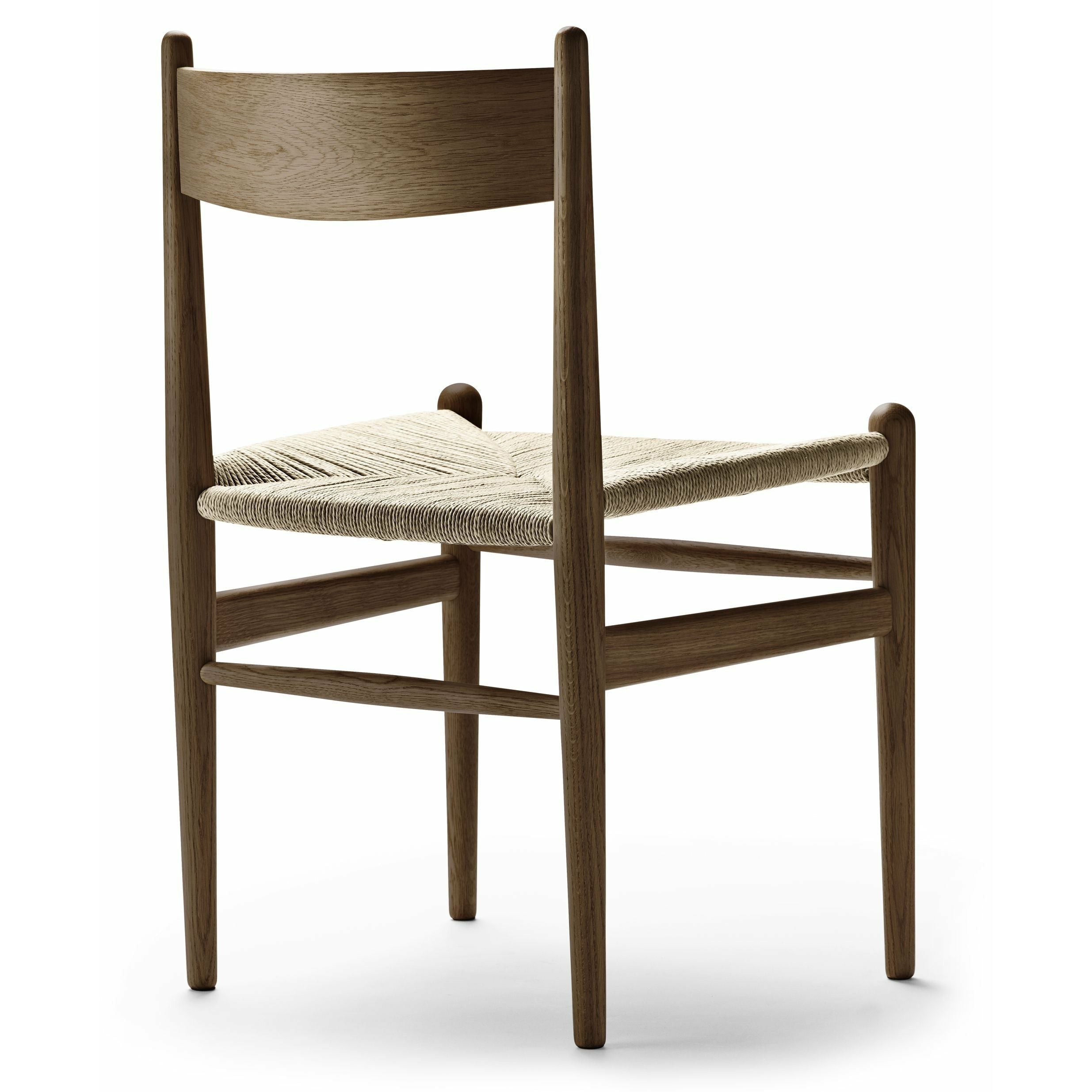 Carl Hansen Ch36 Chair Oak Smoke Colored Oil, Natural Cord