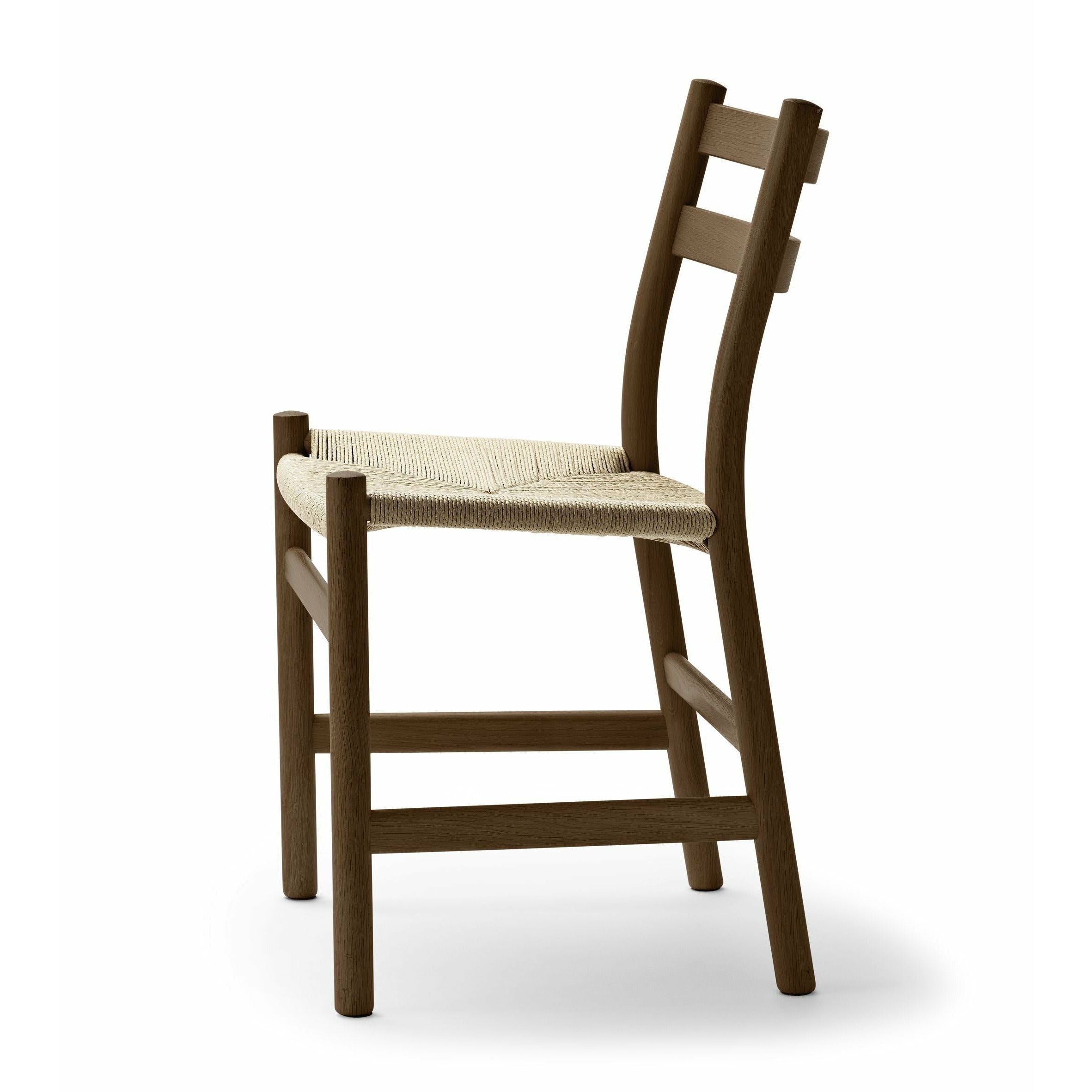 Carl Hansen Ch47 Chair Oak Smoke Colored Oil, Natural Cord