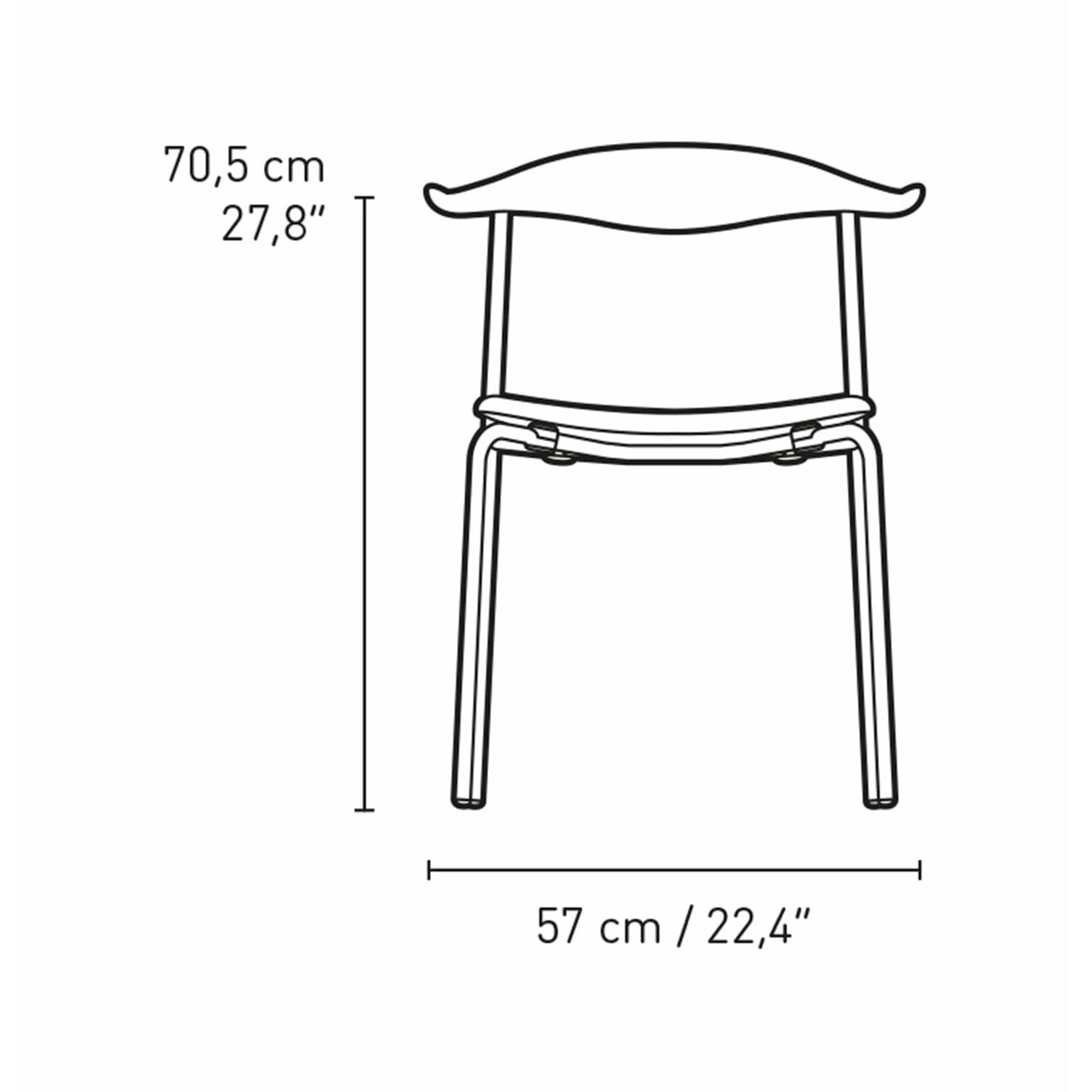 Carl Hansen Ch88 P Chair, Oak Smoke Oil/Thor 301 Leather