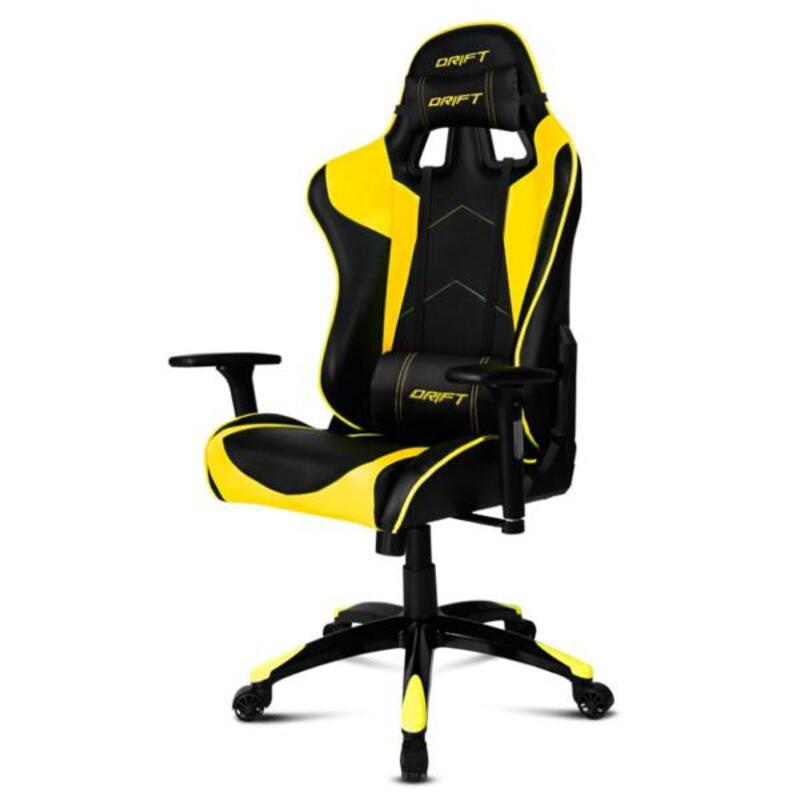 Office Chair DRIFT AGAMPA0124 Yellow Black