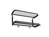 Essem Design Classic Hat Shelf 50 Cm, Black