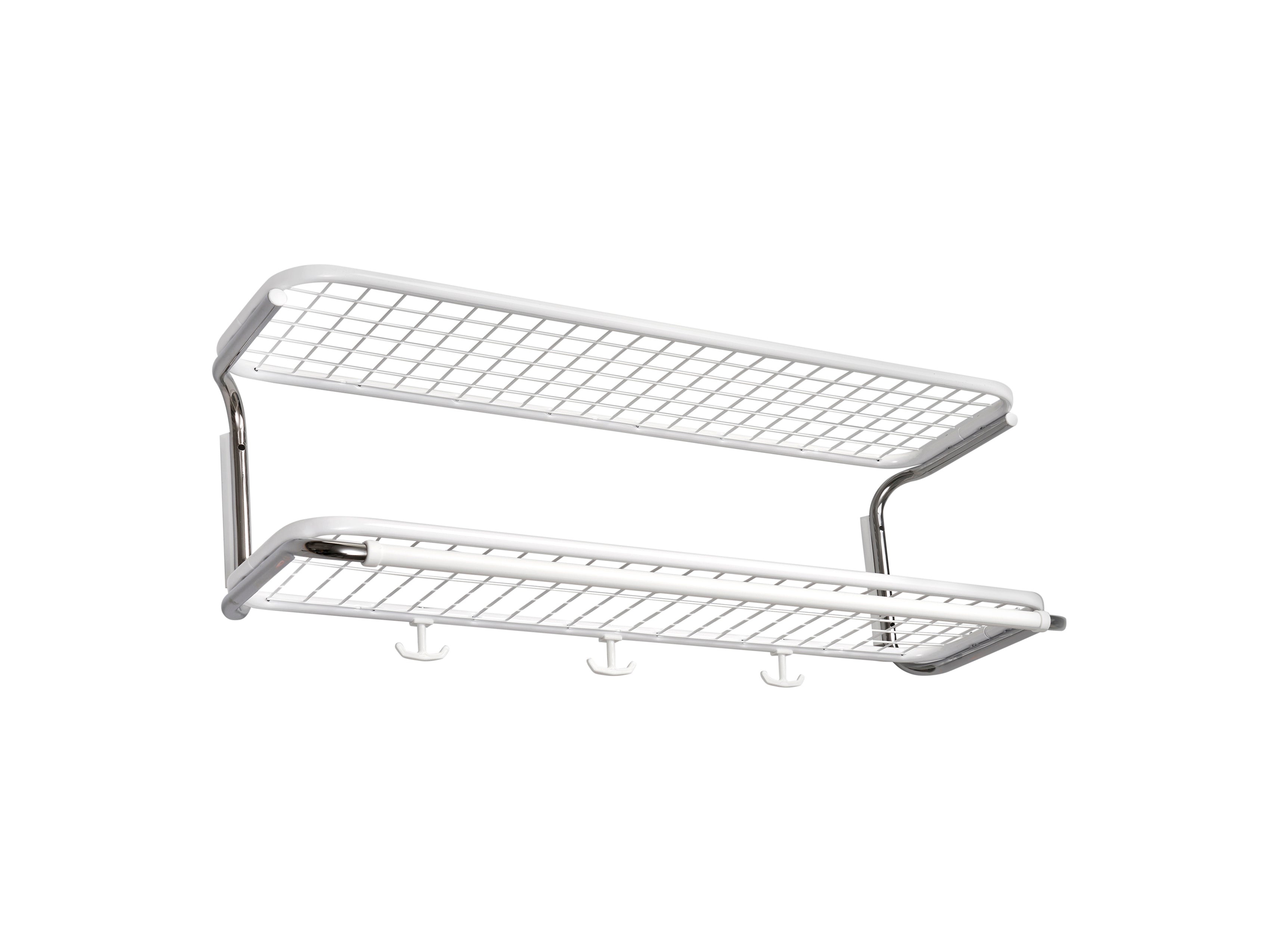 Essem Design Classic Hat Shelf 70 Cm, White/Chrome