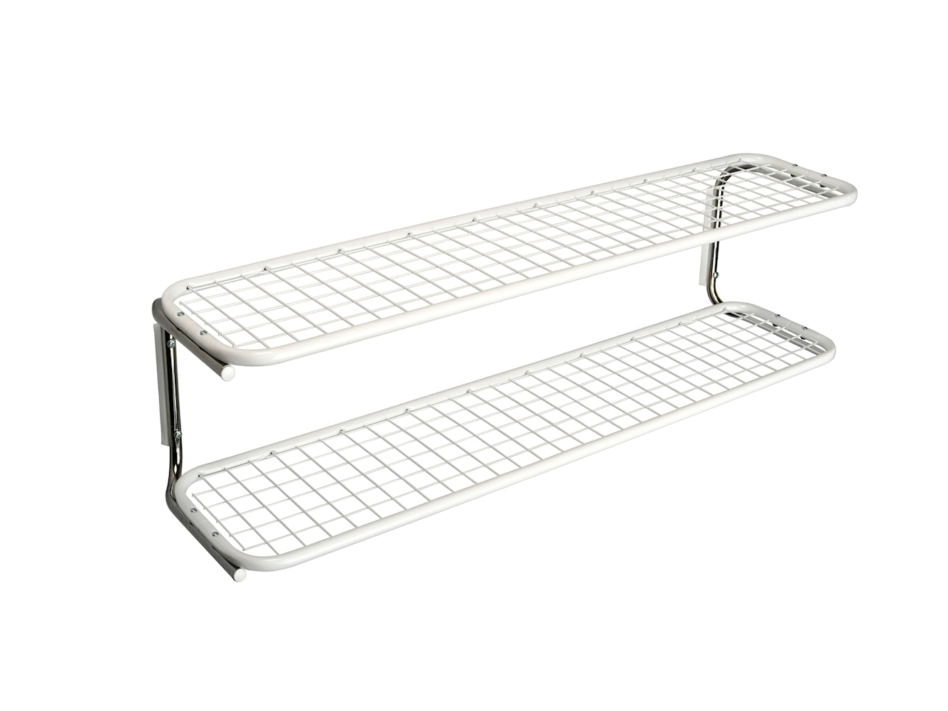 Essem Design Classic Shoe Rack 90 Cm, White/Chrome