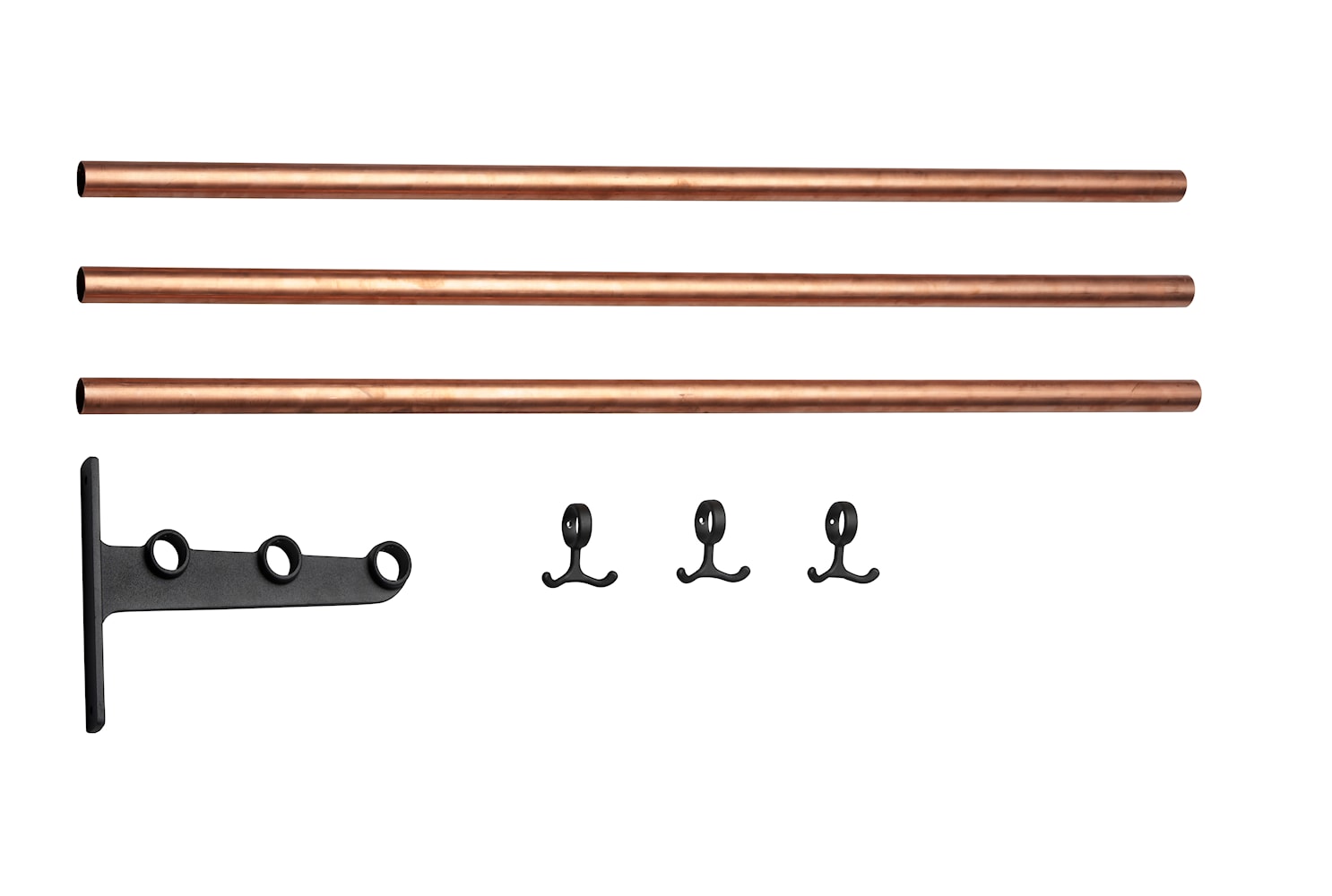 Essem Design Extension Part For Nostalgi Hat Shelf/Shoe Rack Copper, Black