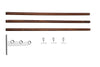 Essem Design Extension Part For Nostalgi Hat Shelf/Shoe Rack Walnut, White