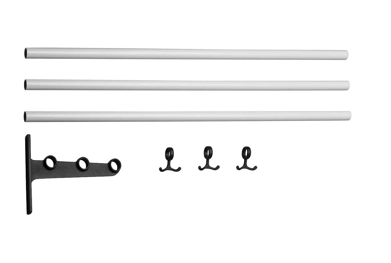 Essem Design Extension Part For Nostalgi Hat Shelf/Shoe Rack, White/Black