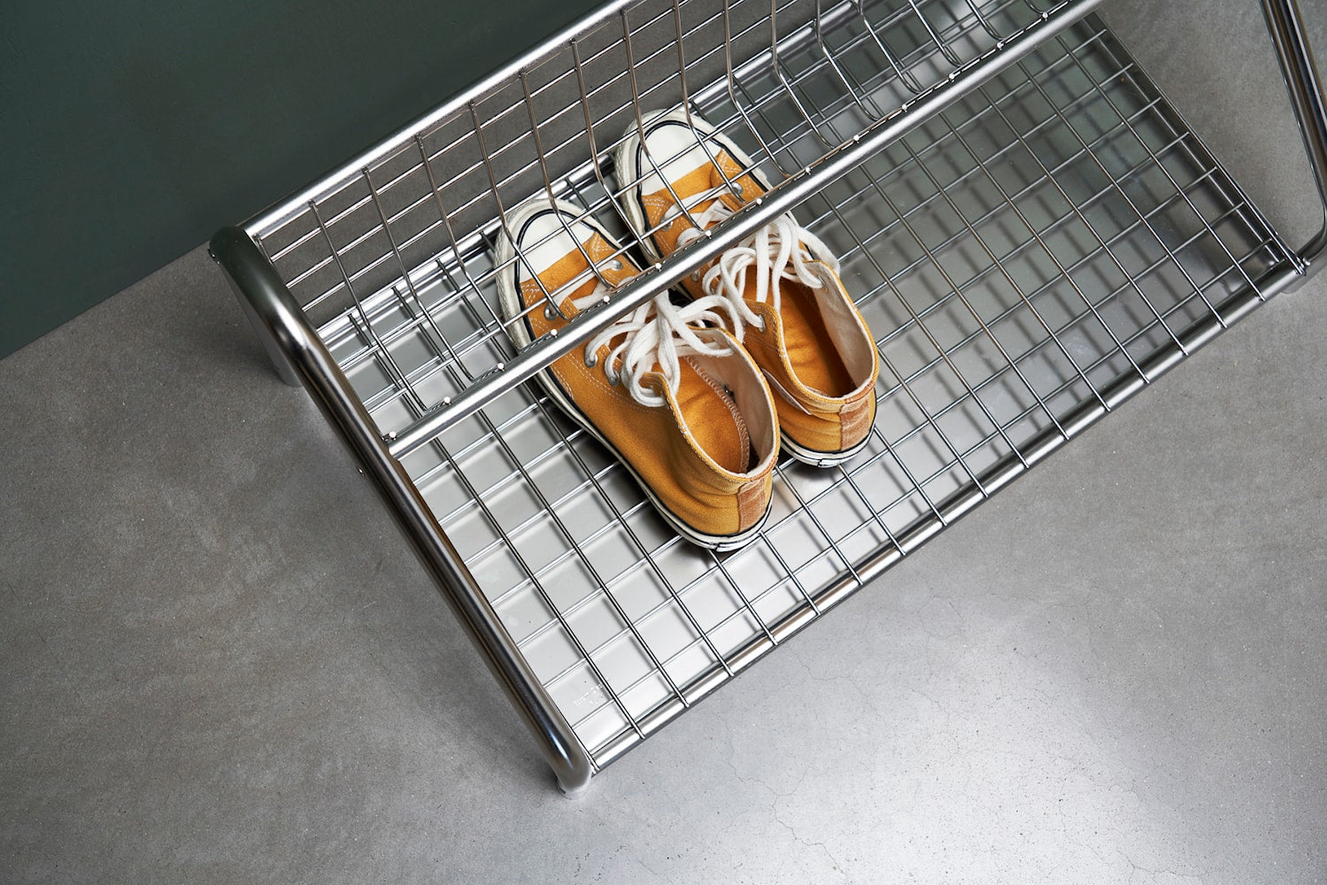 Essem Design Funk Shoe Rack Stainless Steel, 61 Cm