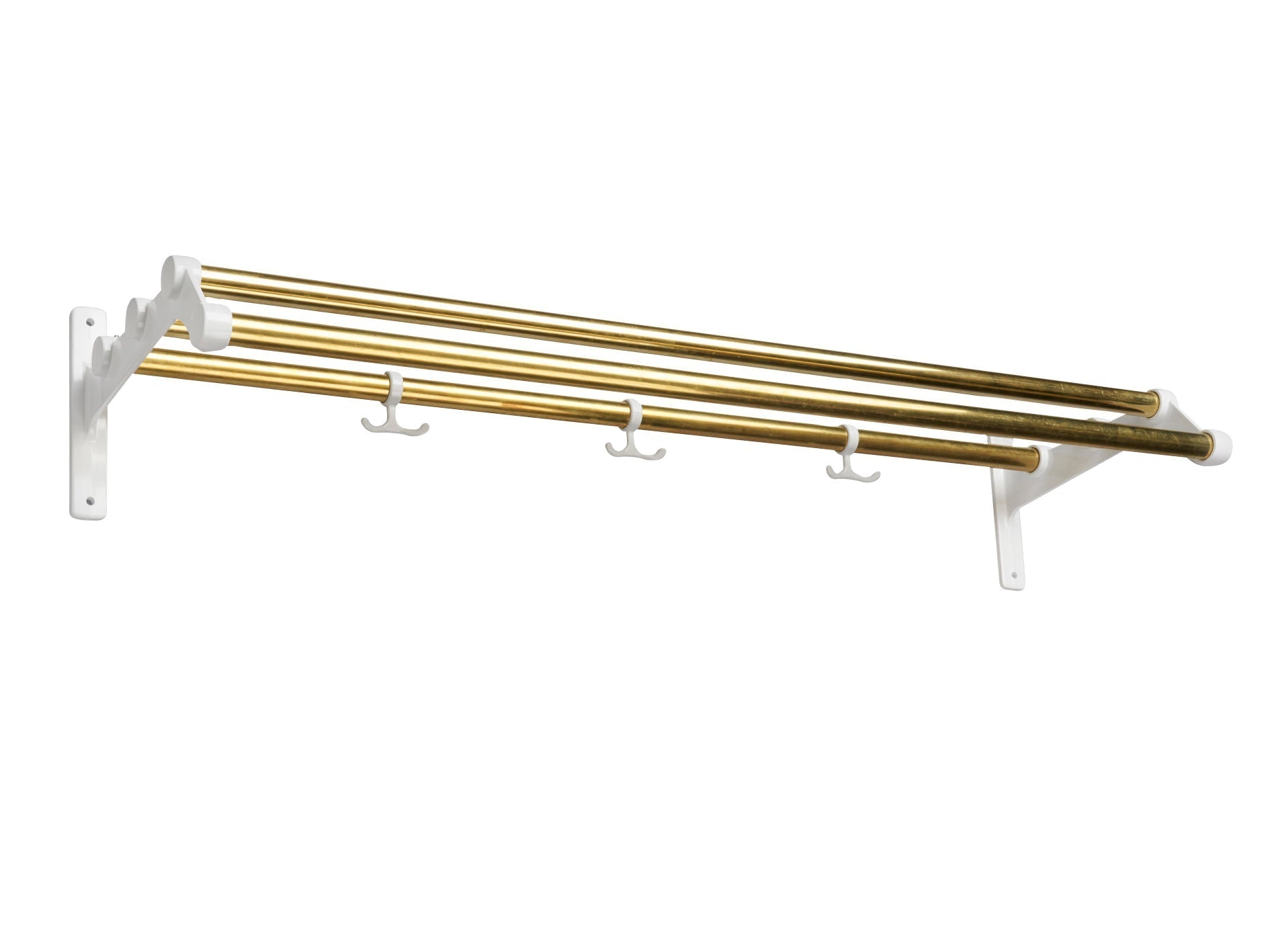 Essem Design Nostalgi 291 Hat Shelf, White/Brass