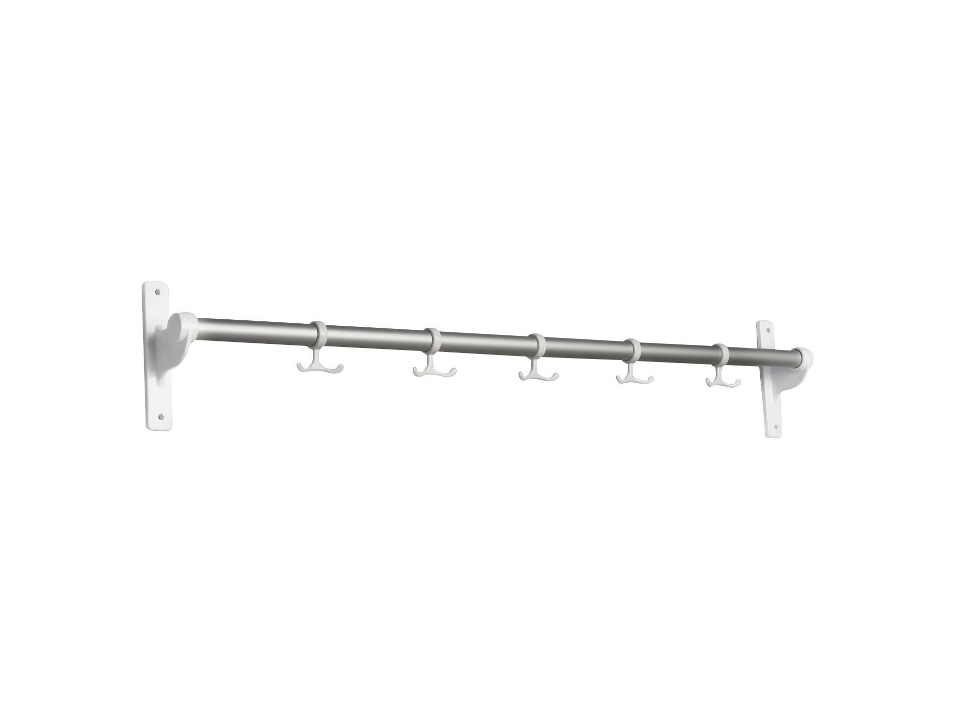 Essem Design Nostalgi Hook Bar, Aluminium/White