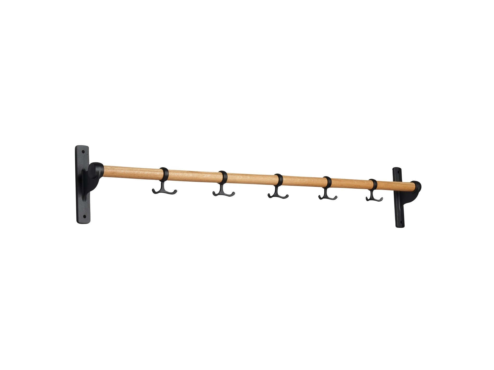 Essem Design Nostalgi Hook Bar Oak, Black