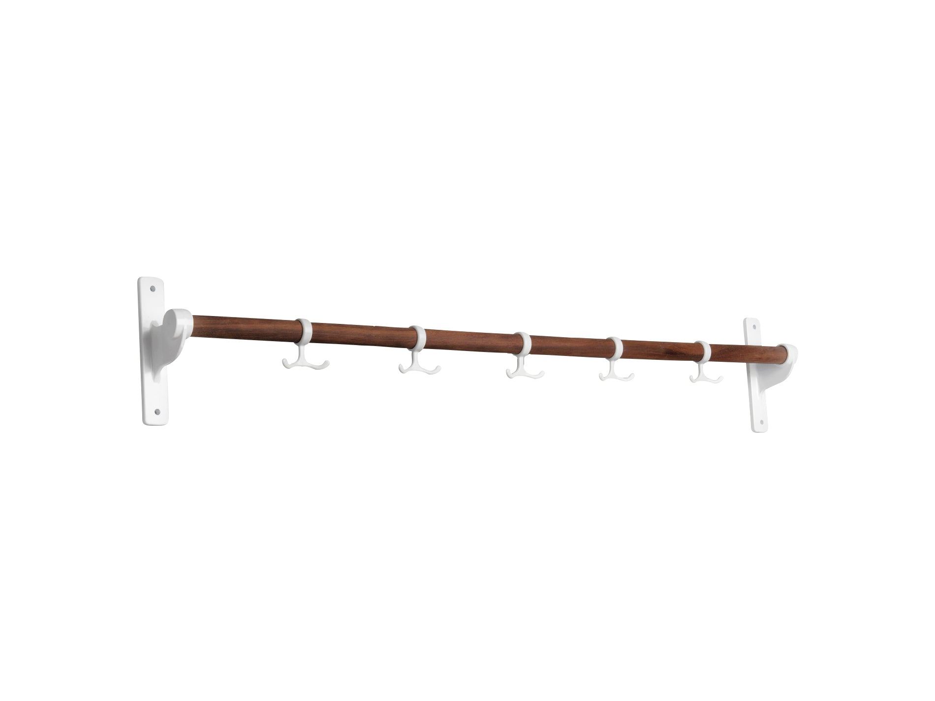 Essem Design Nostalgi Hook Bar Walnut, White