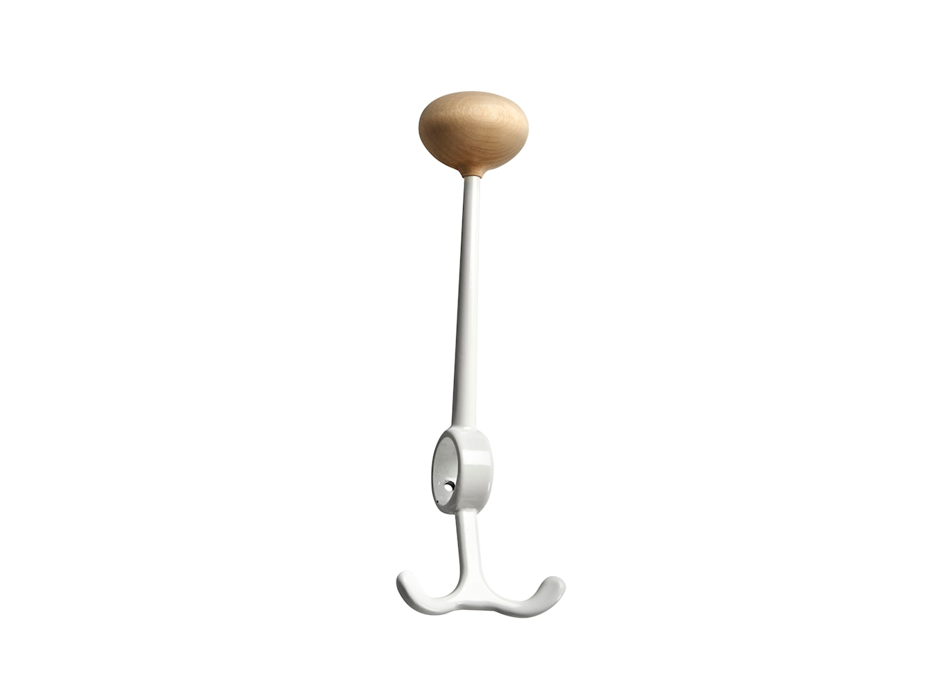 Essem Design Oskar Hat Hook Birch, White