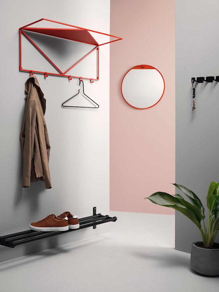 Essem Design Triangle Coat Hanger, White