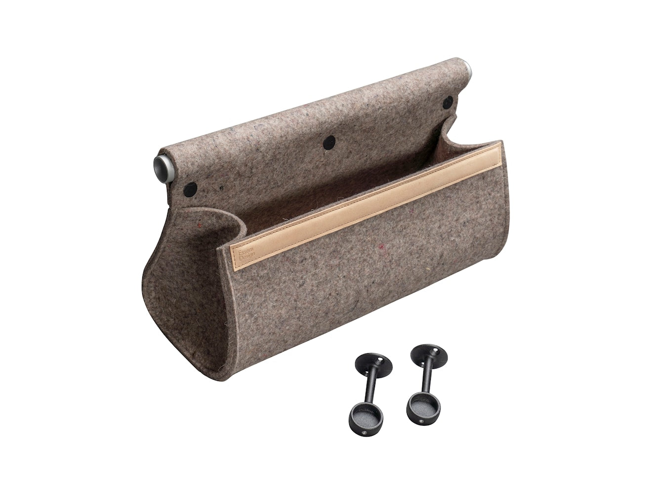 Essem Design Ulrika Storage Compartment Natural Wool, Black