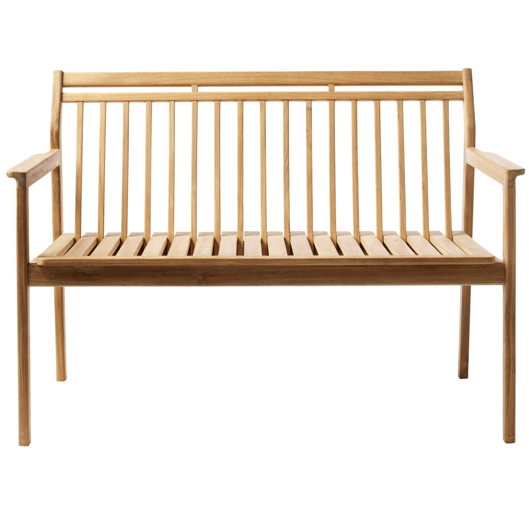 Fdb Møbler M12 Sammen 2 Pers. Garden Bench With Backrest, Teak