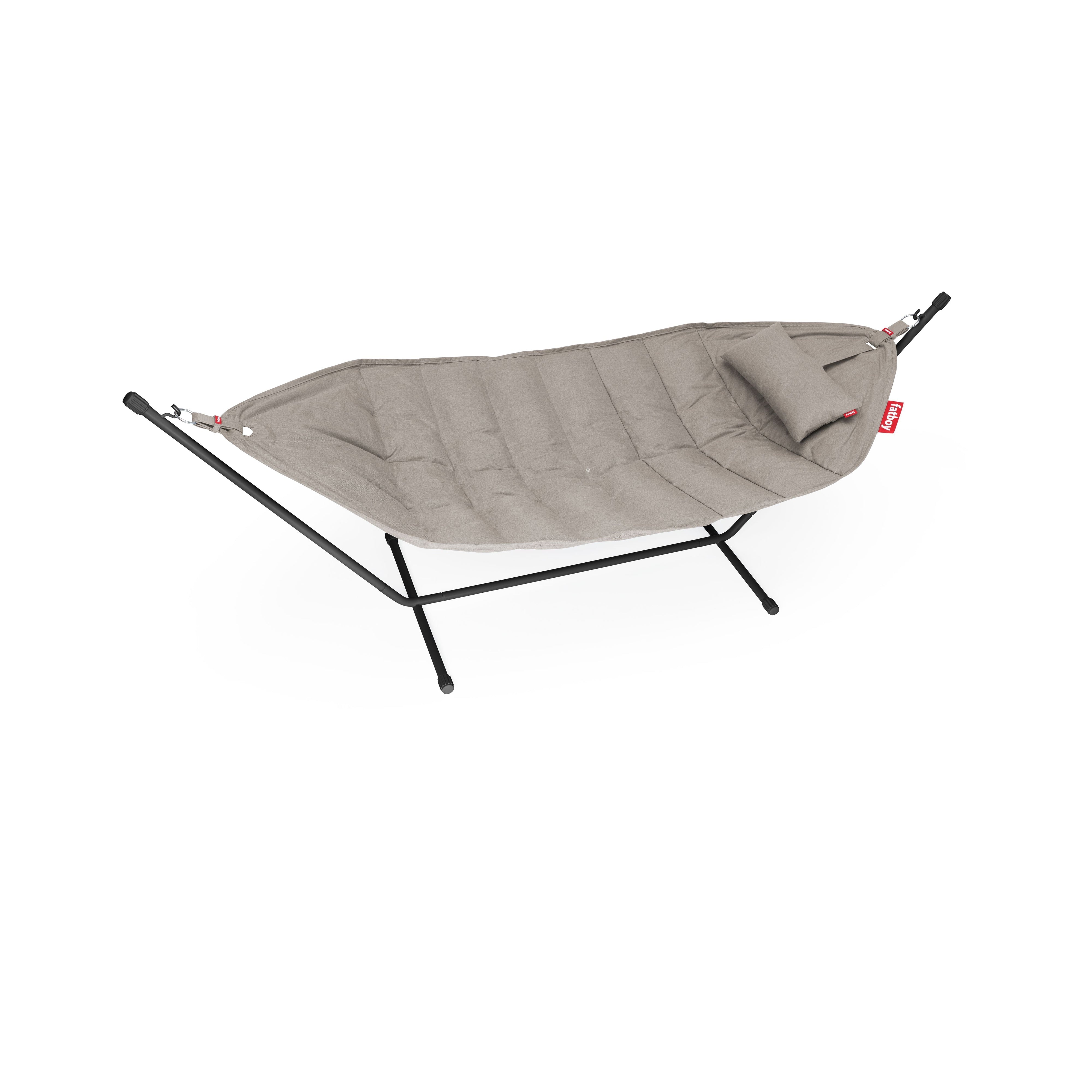 Fatboy Headdemock Superb Hammock Incl. Frame And Cushion, Taupe/Light Grey