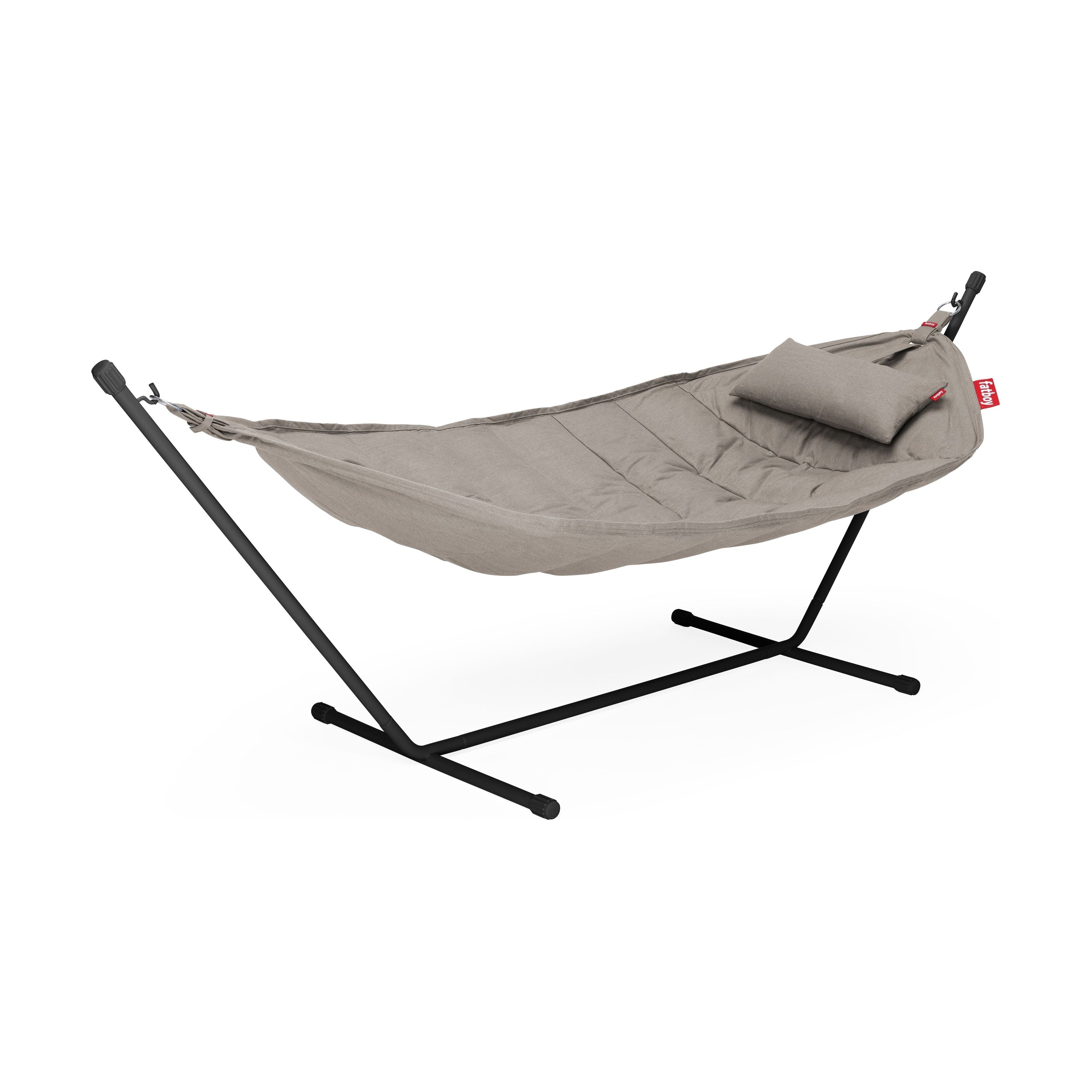 Fatboy Headdemock Superb Hammock Incl. Frame And Cushion, Taupe/Light Grey