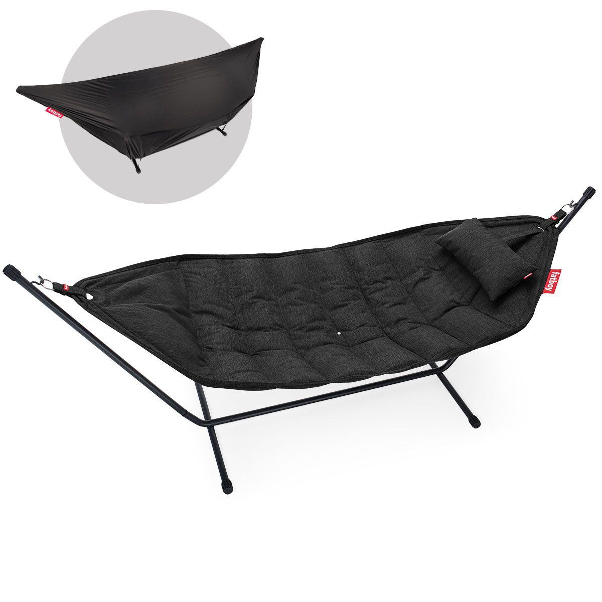 Fatboy Headdemock Superb Hammock Incl. Frame, Thunder Grey/Light Grey