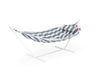 Fatboy Headdemock Superb Hammock Incl. Frame And Cushion, Stripe Ocean Blue/Light Grey