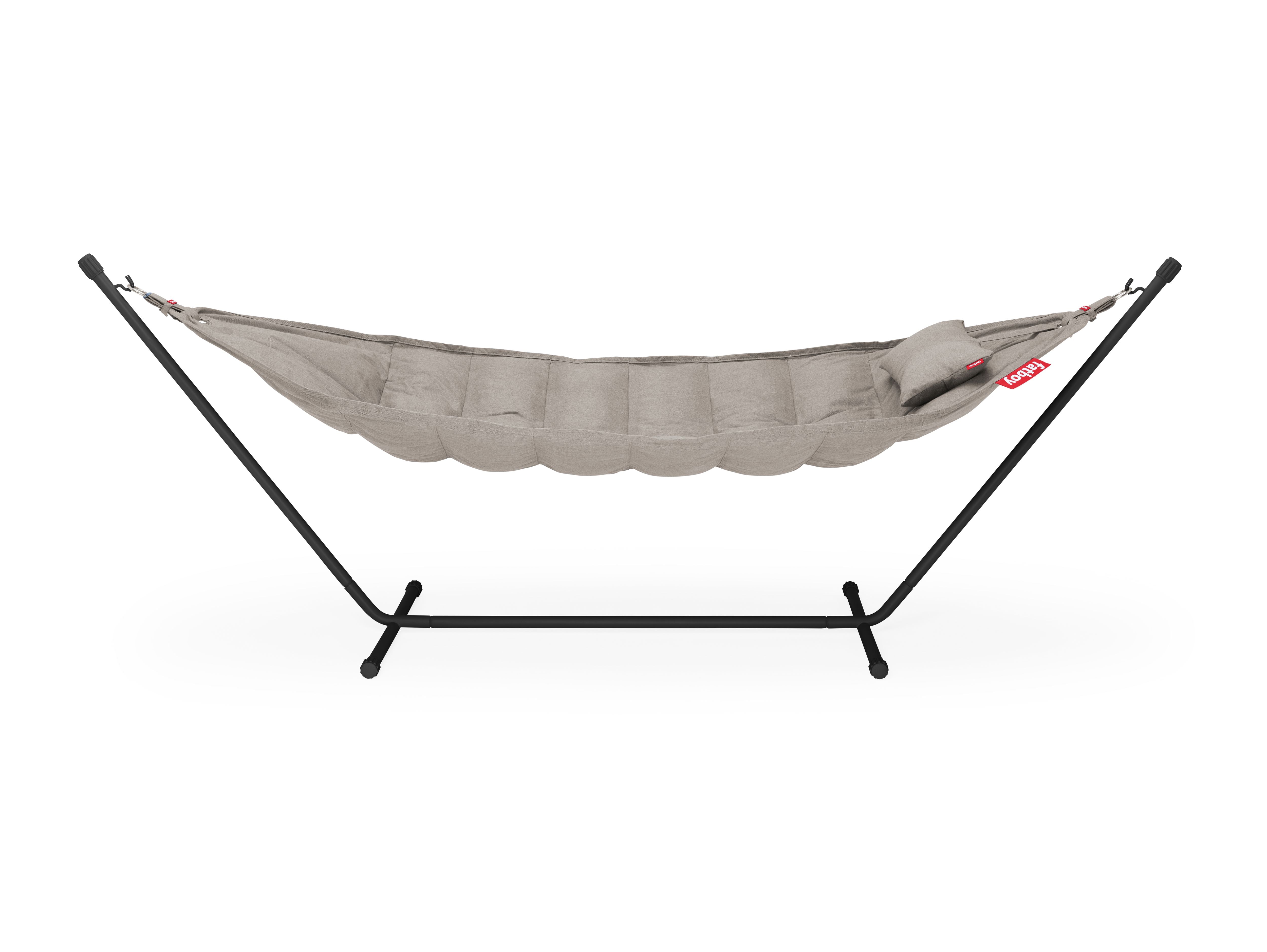 Fatboy Headdemock Superb Hammock Incl. Frame And Cushion, Taupe/Light Grey