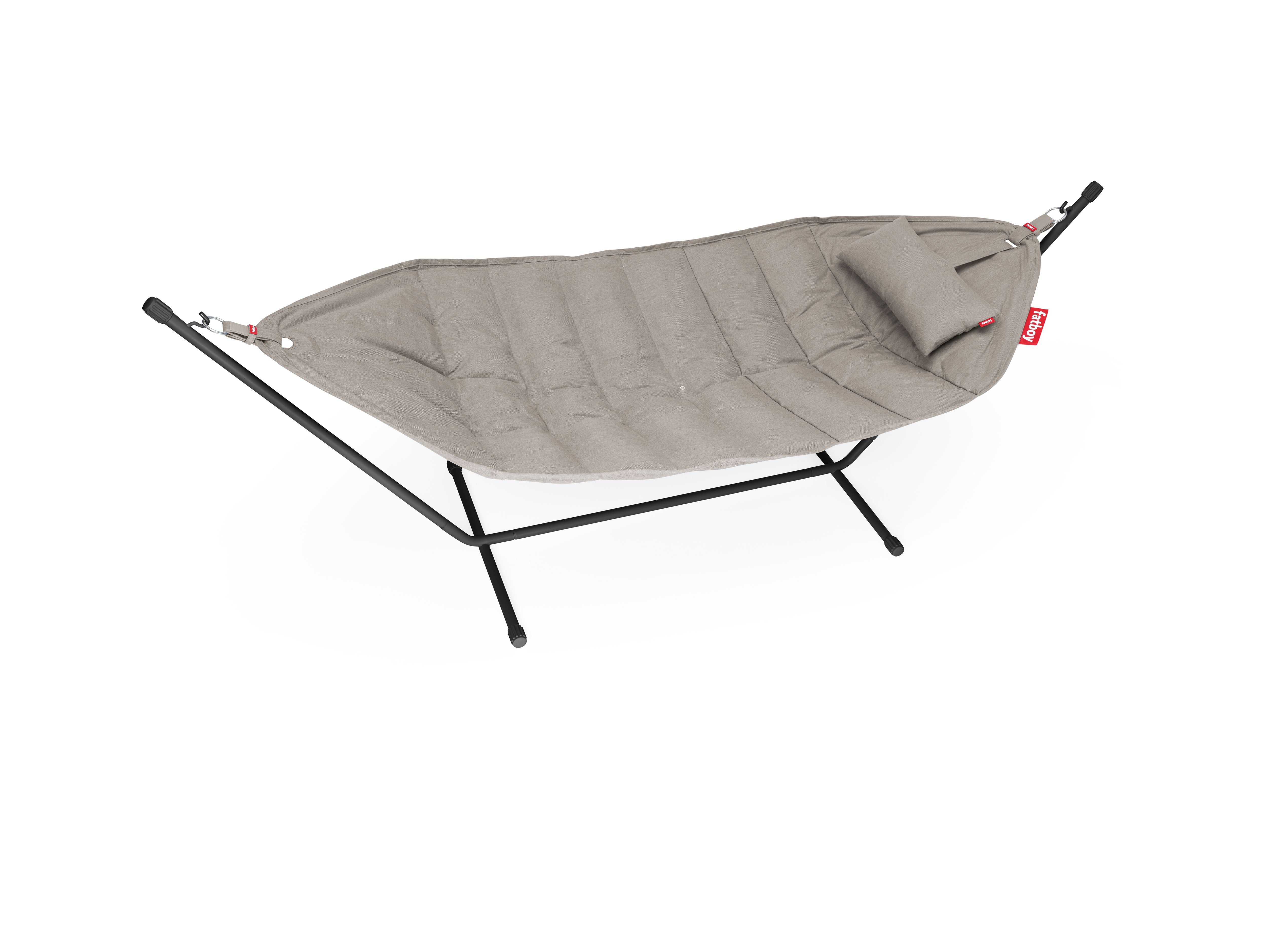 Fatboy Headdemock Superb Hammock Incl. Frame And Cushion, Taupe/Light Grey