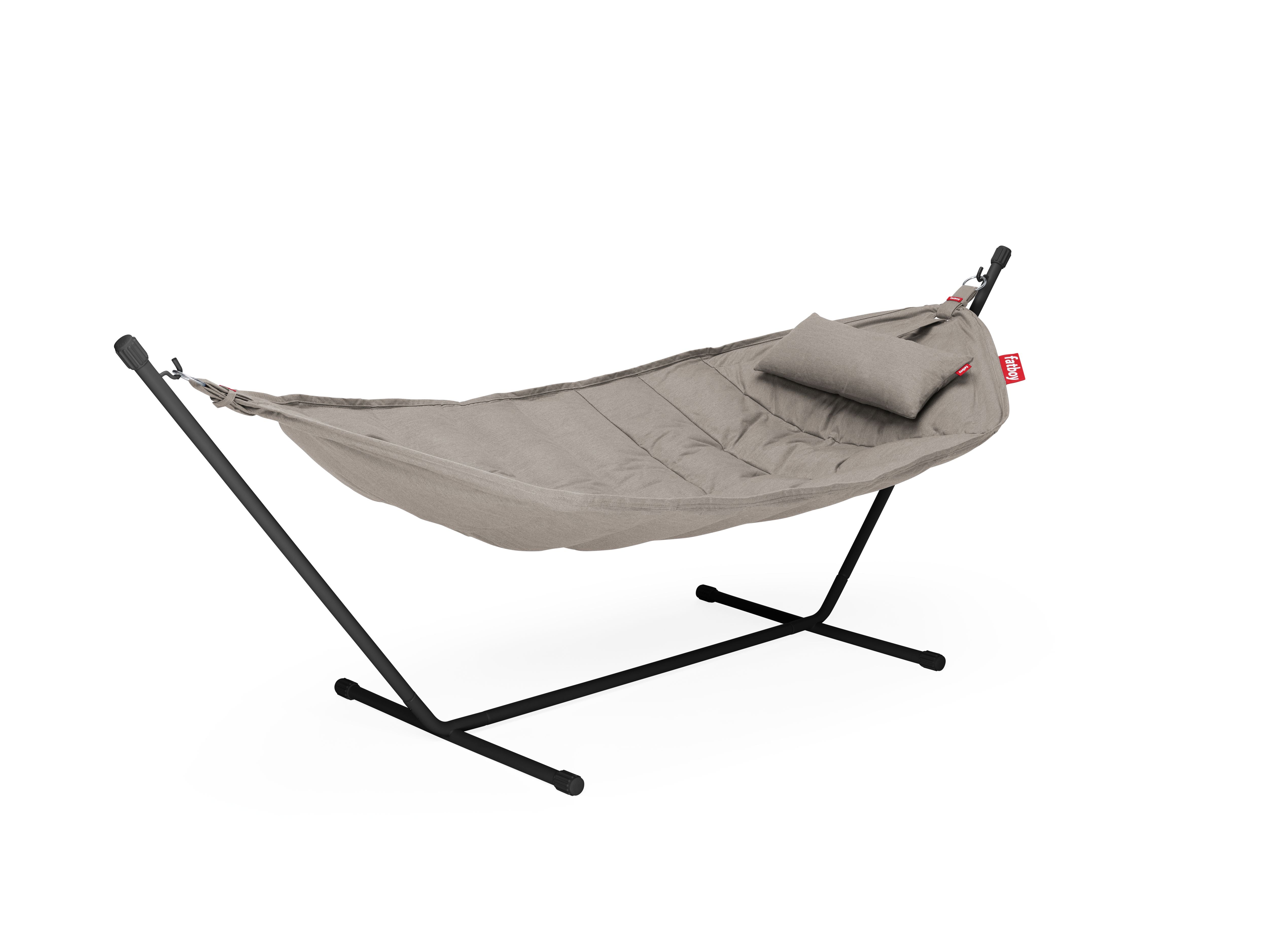 Fatboy Headdemock Superb Hammock Incl. Frame And Cushion, Taupe/Light Grey