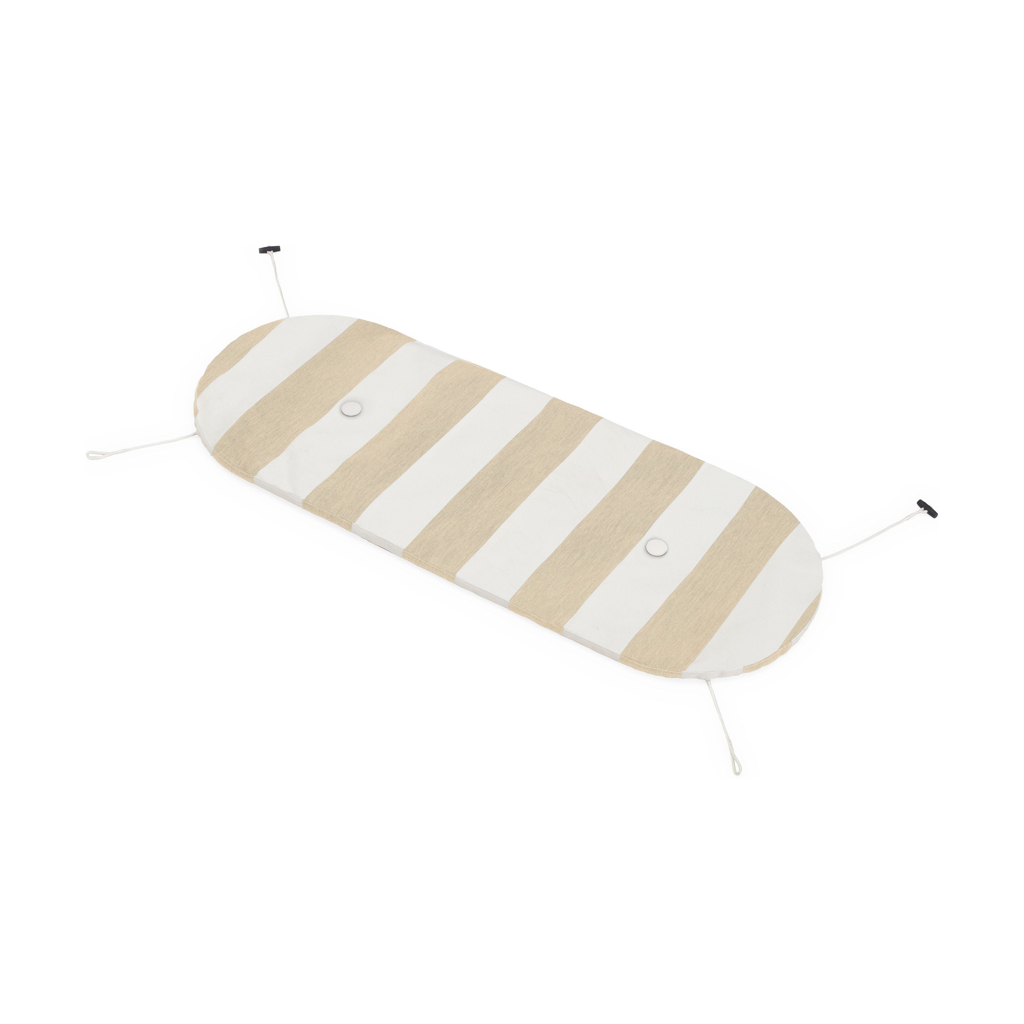 Fatboy Toní Bankski Seat Cushion, Stripe Sandy Beige